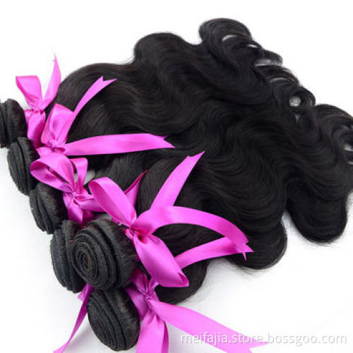Peruvian Hair Weaves, Natural Color Full Bundles, Various Styles are Accepted/Body Wave Extensions